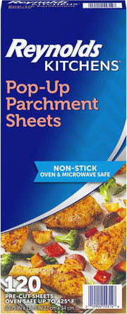 Reynolds Pop-Up Sheets / 120 Count (Pack of 10) / White Parchment