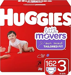 HUGGIES Overnites Nighttime Diapers, Size 3, 80 Ct