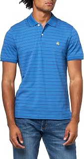 Brooks Brothers Men's Cotton Pique Stretch Logo Short Sleeve Polo Shirt
