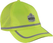 Ergodyne mens High Visibility, Reflective Hat Cap, Lime, One Size US