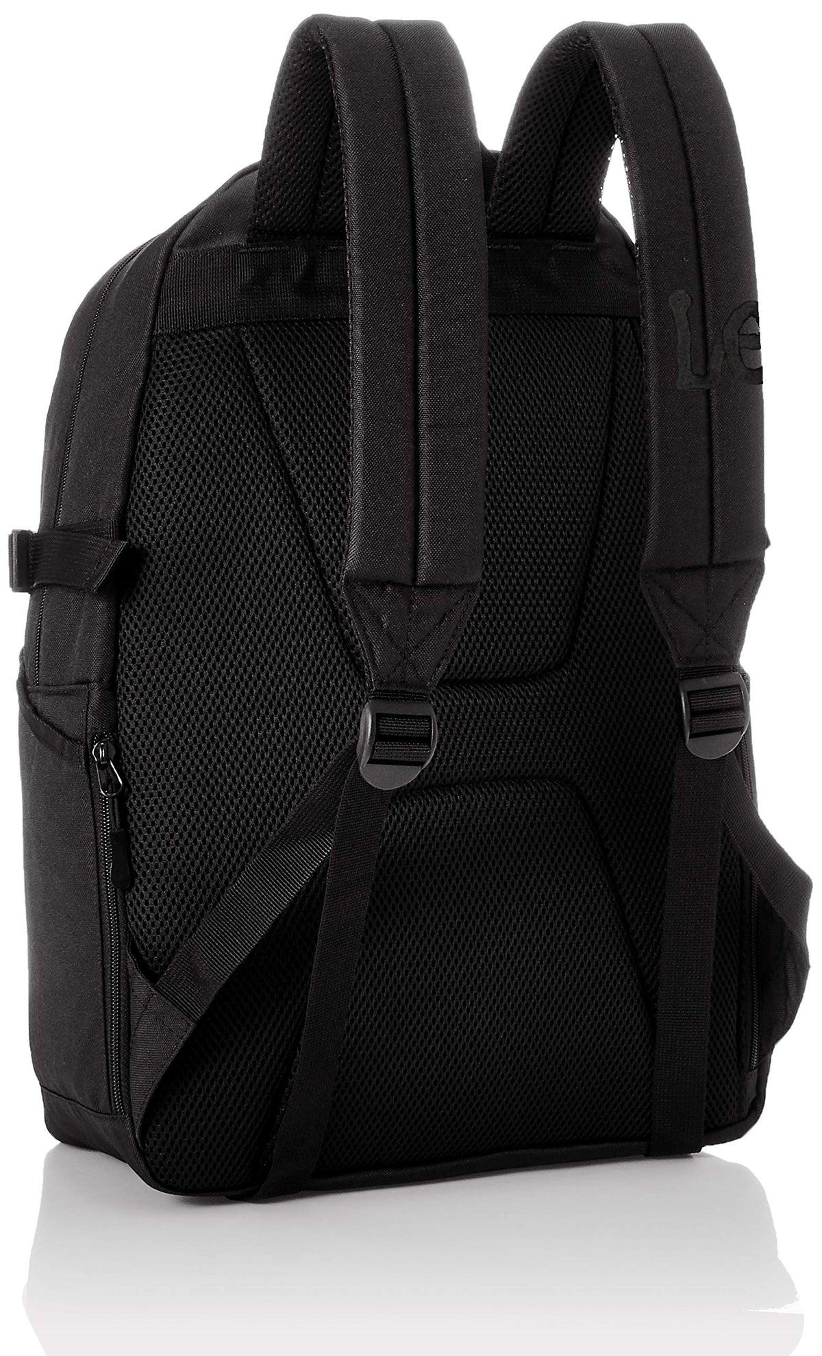 Backpack, Embroidered Logo, Many Pockets, Lightweight, Multi-functional, Can Store Laptops, Black by Lee – Polyester, Black, Model 320-4871