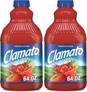 Clamato Original Tomato Cocktail Mixer, 64 fl oz bottle (Pack of 2)