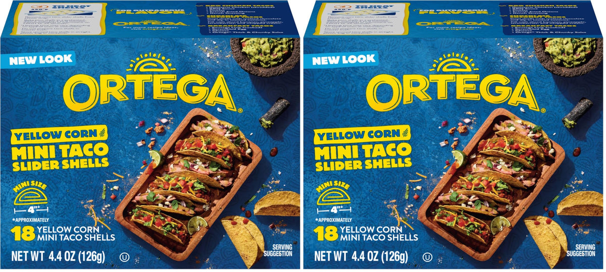 Ortega Mini Slider / 18 Count (Pack of 2) / Mini Taco Corn