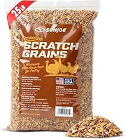Sun Joe Premium Poultry Scratch Grain | 25-Lb. Bag