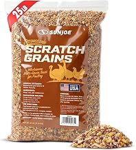 Sun Joe Premium Poultry Scratch Grain | 25-Lb. Bag