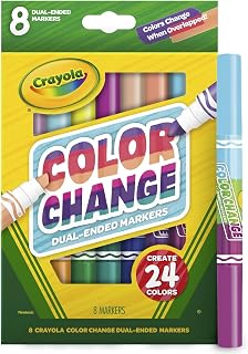Crayola Double Tip Pens - Mix Colors - 8pcs/24 Colors
