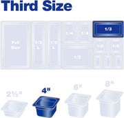 High Heat Food Pan by Carlisle FoodService Products – 1 Count (Pack of 1), 14.0 cups, Plastic, Amber, Model 3086113