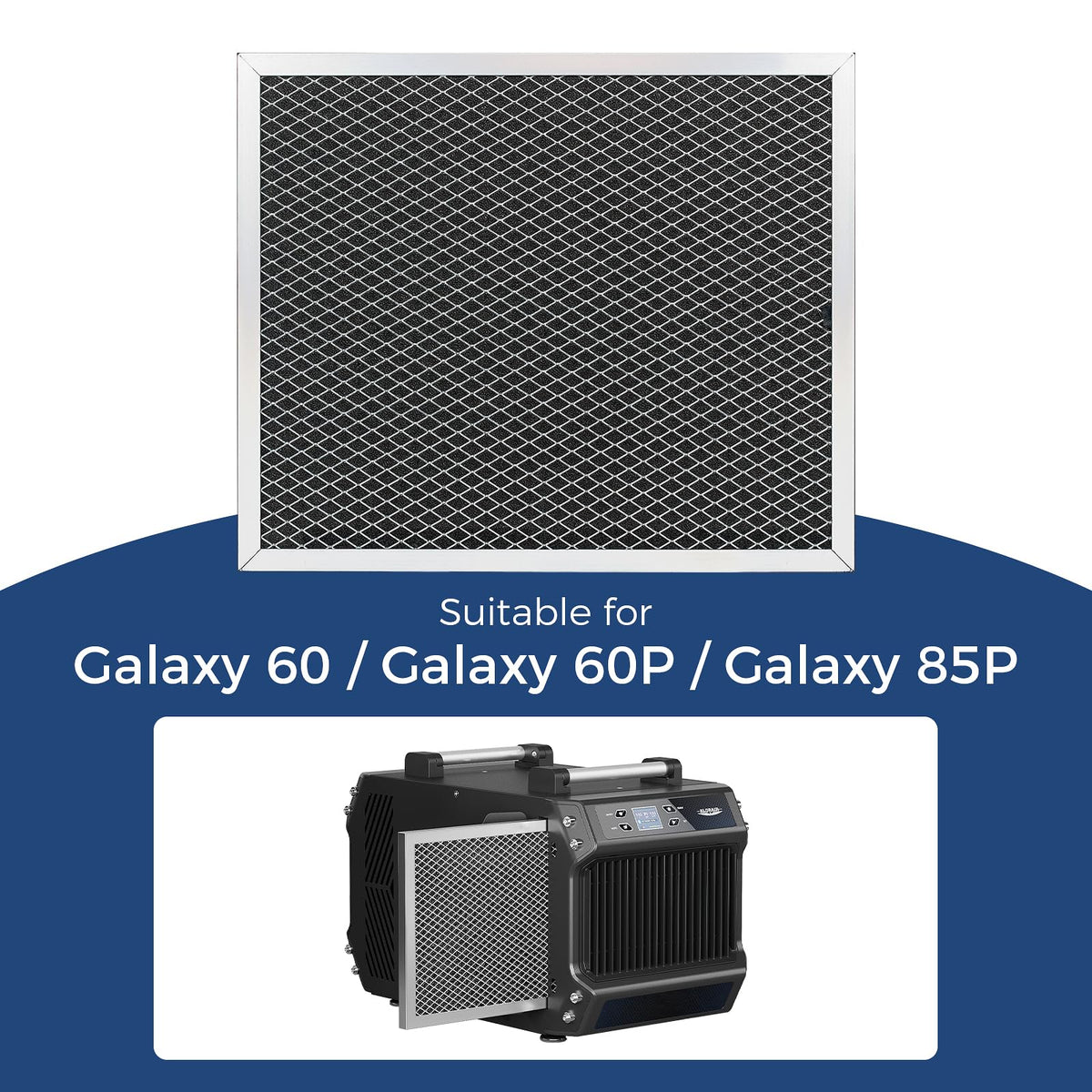 MERV-1 Filter for Galaxy60 / 60P / 85P Crawlspace Dehumidifiers by ALORAIR – MERV-1 Filter for Galaxy 60/85P, 145.0 pints, Aluminum, Model MERV-1 Filter for Galaxy 60/85P