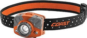 Coast® FL75R Rechargeable 530 Lumen Dual Color Twist Focus™ LED Headlamp, Orange