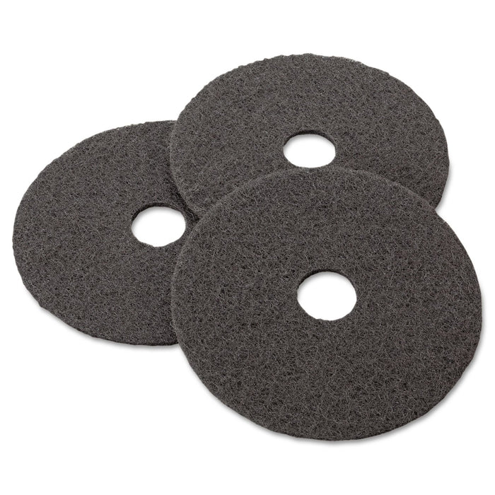 3m Floor Pad Automatic, Black Stripper 17 " Dia 7200 Series Boxed
