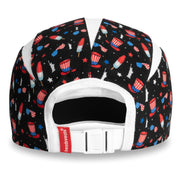 Patriotic USA Running Hat by Headsweats – Polyester, Black/Usa