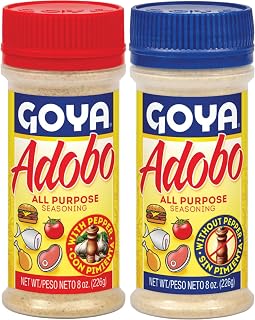 Goya Adobo All Purpose Seasoning Variety Pack, Meat, Bottles With Pepper &