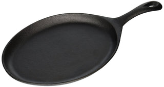 Browne Cast Iron Skillet with Handle by Browne Foodservice – 9-1/2 by 7-Inch, 1.0 pounds, Cast Iron, Black, Model 573722