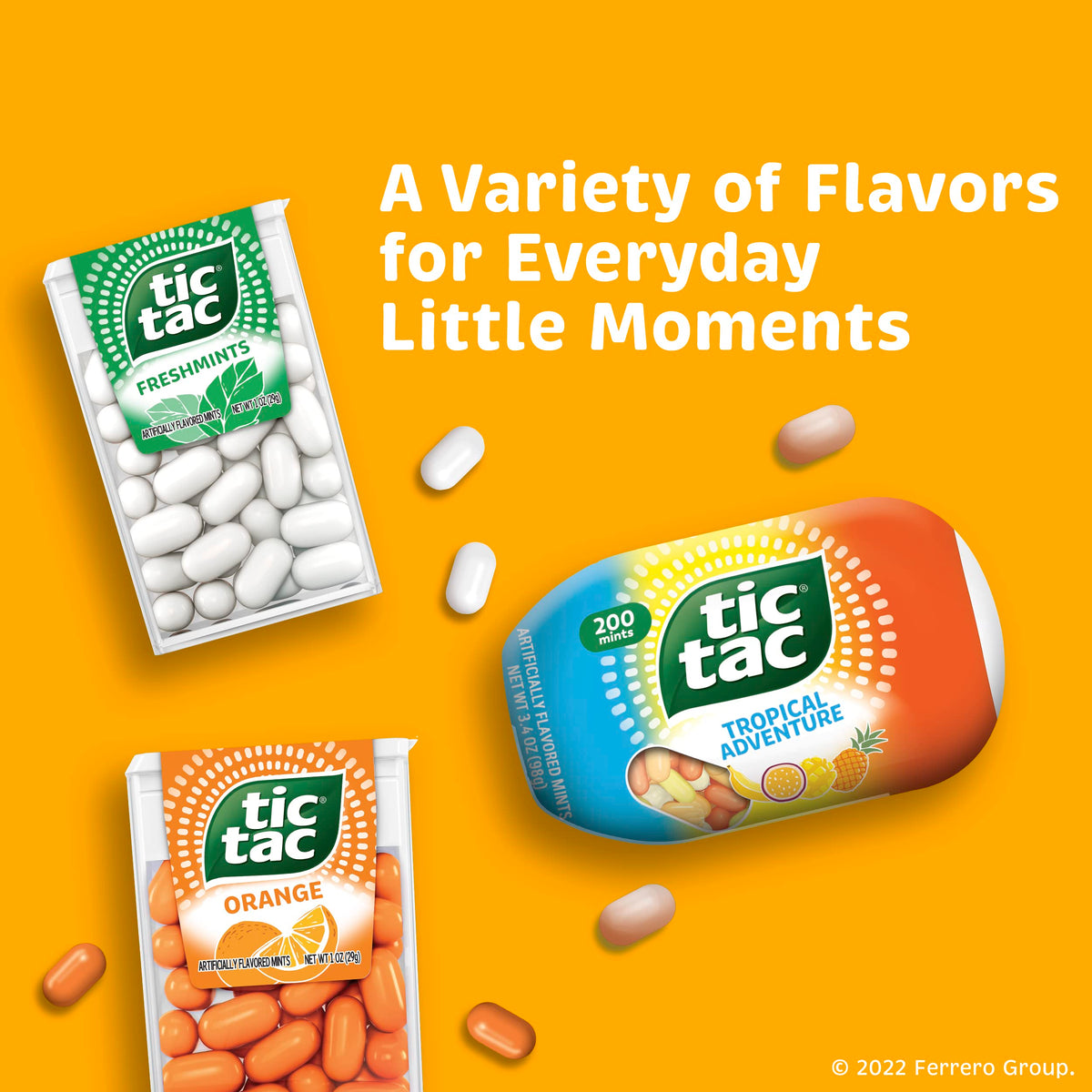Fruit Adventure Mints by Tic Tac – 1 Ounce (Pack of 12), Fruit Adventure, Pack of 12, Model 9800007608