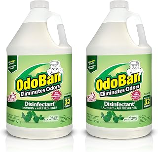 OdoBan Disinfectant Concentrate and Odor Eliminator, 2 Gallons, Original Eucalyptus Scent