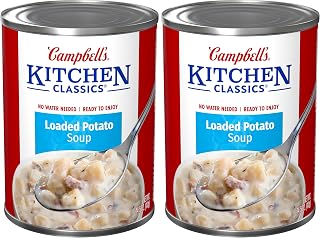 Campbell's Kitchen Classics Loaded Potato Soup, 14.5 oz Can (Pack of 2)