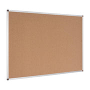 Biofusion Cork Bulletin Board by MasterVision – 24" x 36", Aluminum, Model PCA03409226