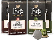 Peet's Coffee Espresso Capsules, Signature Blend Variety Pack, 40CT