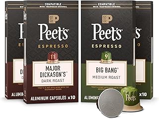 Peet's Coffee Espresso Capsules, Signature Blend Variety Pack, 40CT