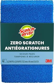 Scotch-Brite Zero Scratch Scouring Pad, 48 Pack