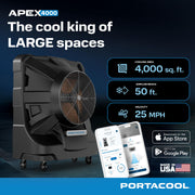 Portacool 4000 SQ. FT. / Black / 1 Portable