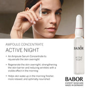 Lift Express & Active Night Ampoule Serum Concentrate Bundle by BABOR – Commercial Grade