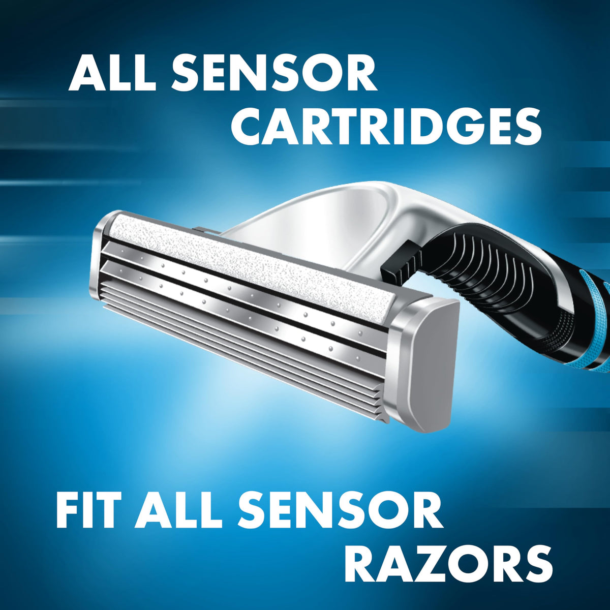 Sensor Excel Men's Razor Blade Refills by Gillette – 10 Count (Pack of 1), Model 208483