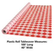 Hoffmaster Clear / 1200" x 40" (Rectangular) / Farmhouse Tablecovers