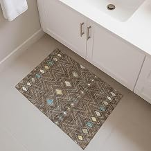 Addison Rugs Chantille ACN2702 Chocolate 1'8" x 2'6" Indoor/Outdoor, Machine Washable, Easy Clean, Non Shedding, Bedroom, Living Room, Dining Room, Kitchen, Patio Rug
