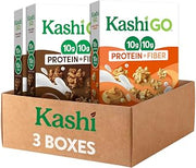 Kashi GO Variety Pack Protein Cereal 48.9oz 3 Count | 10g Protein, 10g Fiber