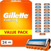 Gillette Fusion5 Razor Refills for Men, 24 Pack