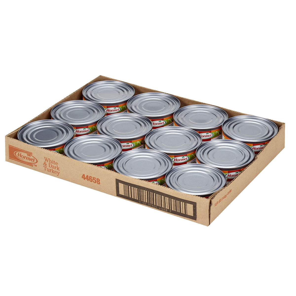 Hormel White & Dark Turkey / 60 Ounce (Pack of 12) / 12 Spiced Meat