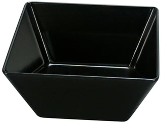 Rome Square Bowl by Yanco – 10 ounces, Melamine, Black, Pack of 72, Model RM-404BK