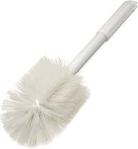 SPARTA Industial Tank Brush Pipe Brush, Drain Brush with Handle for Commercial Kitchens, Polyester, 5 Inch, White