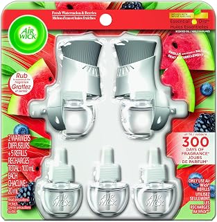 Air Wick Scented Oil - Kit - 2+5 Fresh Watermelon and Berries