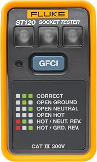 Fluke ST120 GFCI Socket Tester Without Beeper