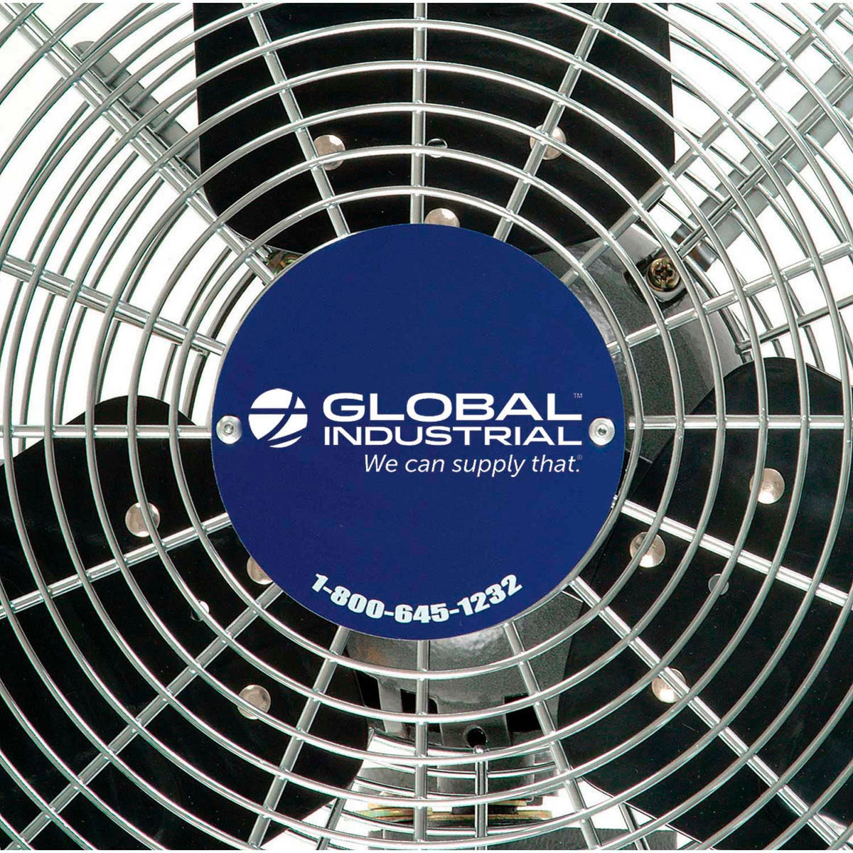 I-Beam Mount Fan by Global Industrial – 42"L x 33"W x 7"H, Steel, Black/Gray/Silver, Model 795752