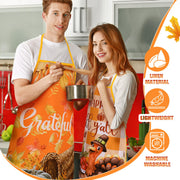 Newcotte Pumpkin Gnomes Kitchen Apron Set, 10 Pack, Thanksgiving Designs