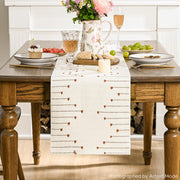 Artoid Mode Boho Table Runner, Caramel Macrame Design, 12 x 72 Inch