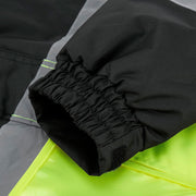 Hi-Vis Safety Bomber Jacket by Global Industrial – Polyester Quilted Lining, Lime Green, Model 641644LS