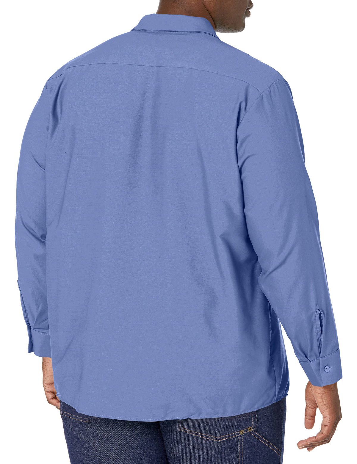 Long Sleeve Industrial Solid Work Shirt Petrol Blue Small - 5 Pack by Red Kap – Cotton, Blue, Pack of 5, Model SP14