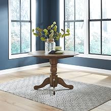 Liberty Furniture Carolina Crossing Drop Leaf Table Cottage Kitchen Dining Room Two 8" Leaves - Antique Honey