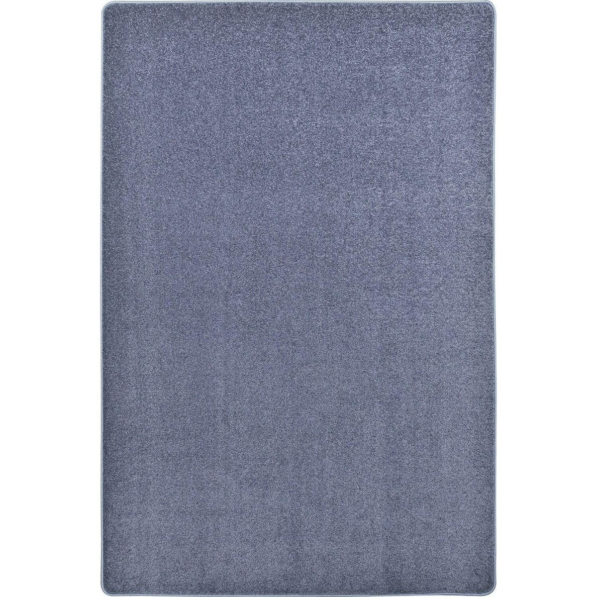 Endurance Solid Colored Area Rug in Color Glacier Blue by Joy Carpets – 4' x 6' (Rectangular), Polyester, Glacier Blue, Model 80N-04