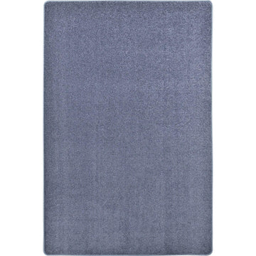 Endurance Solid Colored Area Rug in Color Glacier Blue by Joy Carpets – 4' x 6' (Rectangular), Polyester, Glacier Blue, Model 80N-04