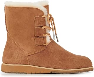 EMU Australia Womens Illawong Booties Casual - Brown - Size 8 B