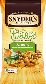 Snyder's of Hanover Pretzel Pieces, Jalapeno, 12 Oz