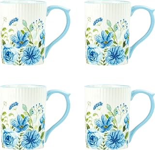 10 Strawberry Street Lylah Mug (Blue Anemone)