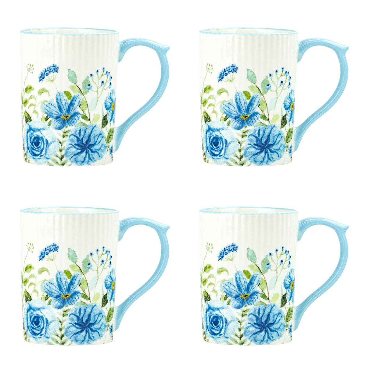 10 Strawberry Street Blue Anemone / Large / Classic Glassware & Drinkware