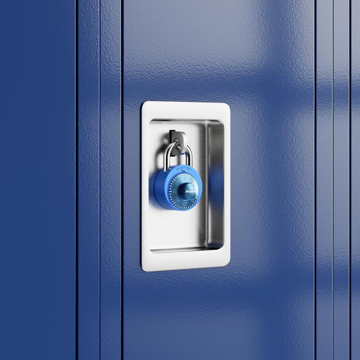 Master Lock Blue / 1 / 1 Pack Combination Padlocks