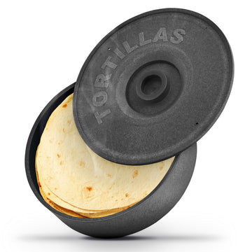 8.5" Large Tortilla Warmer by Modern Innovations – 8.6 inches, 100.0 cubic_inches, Plastic, Gray